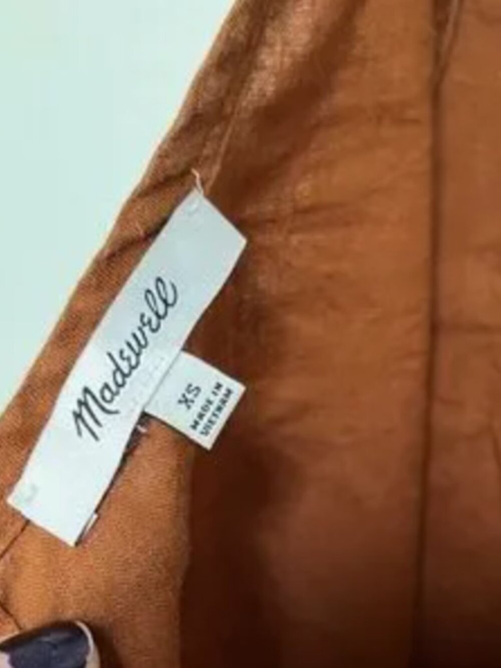 Rust/Brown Sleeveless Women's Top - Picture 3 of 4